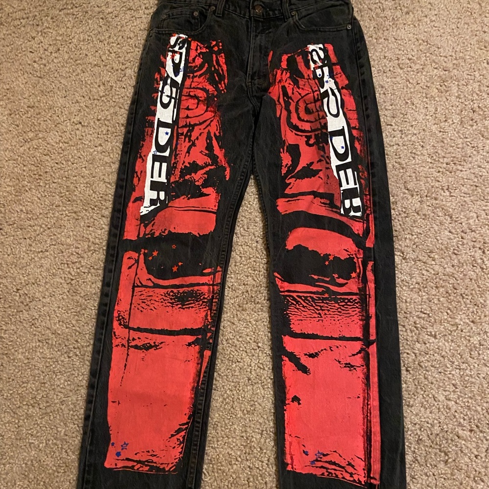 Spider 501 P*NK Denim Jeans - Red
Overlay 555